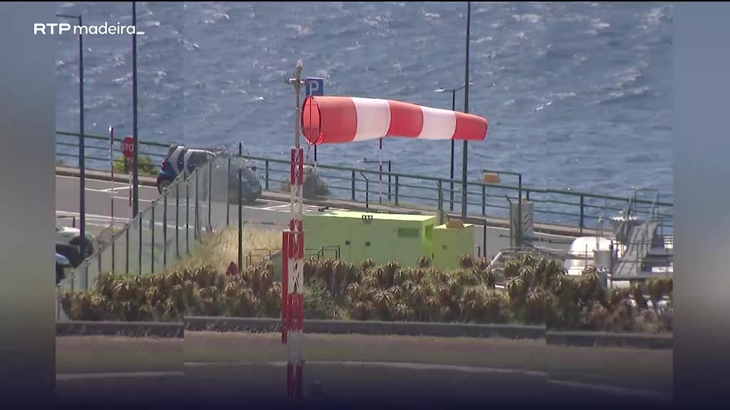 Condições adversas no Aeroporto da Madeira