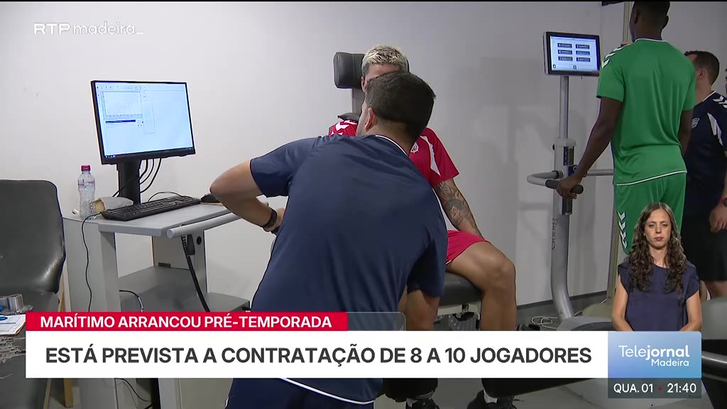 Início da pré-época do Marítimo