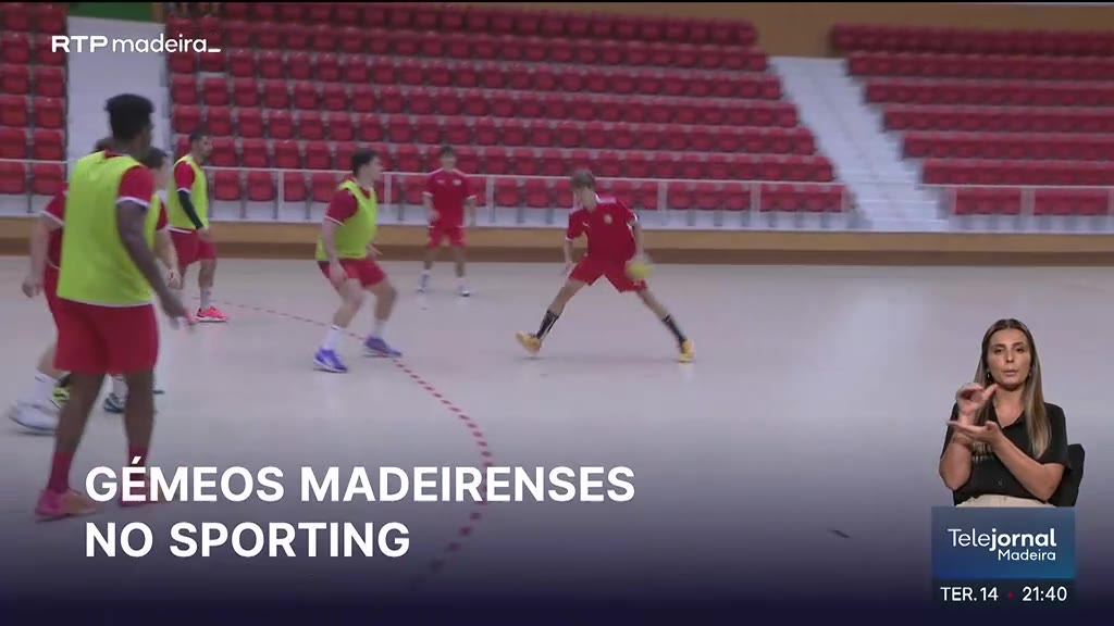 Gémeos madeirenses Enzo e Salvador Santos contratados pelo Sporting de handball