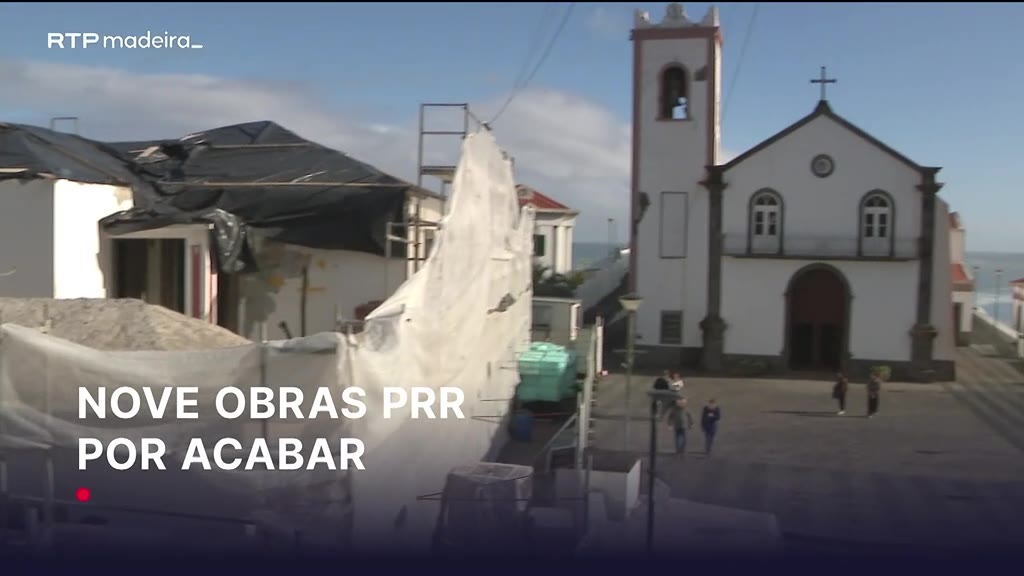Nove obras do Plano de Recuperação e Resiliência por concluir na Madeira