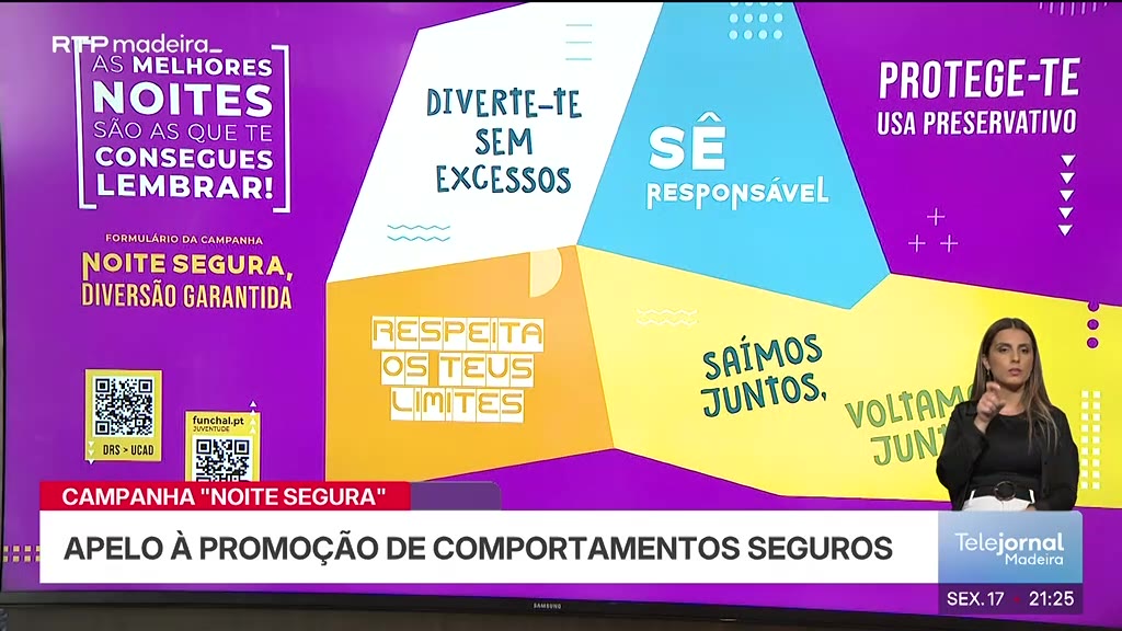 Campanha Noite Segura promove comportamentos seguros entre jovens na Madeira