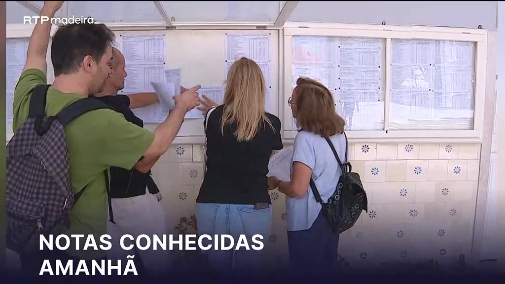 Alunos com notas suspensas conhecem resultados dos exames amanhã