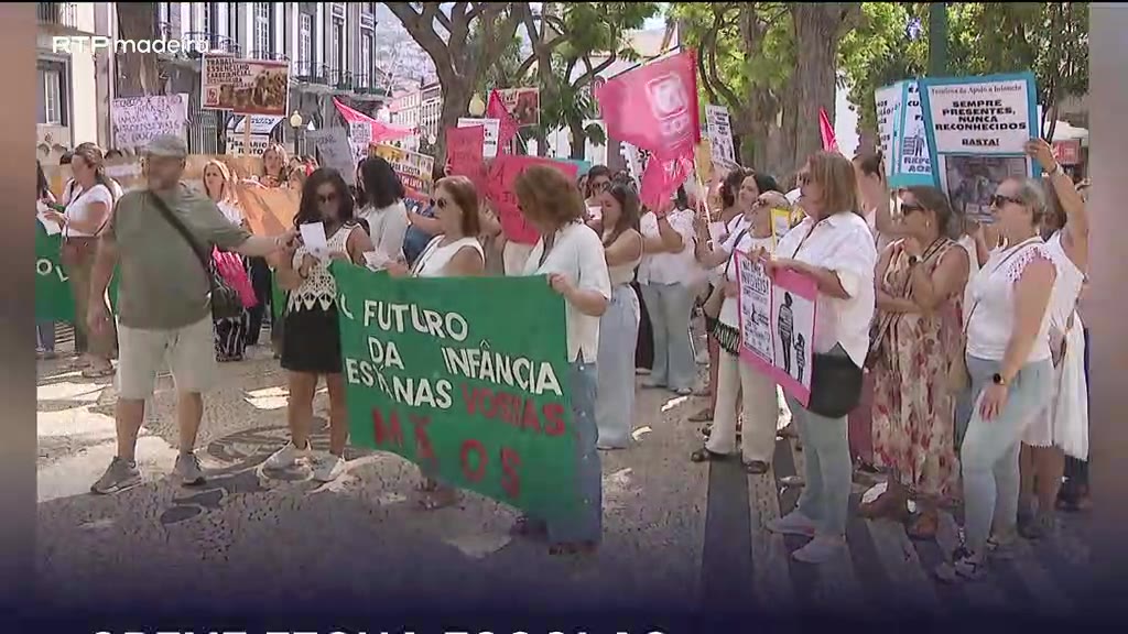 Greve das técnicas de apoio à infância fecha escolas na Madeira