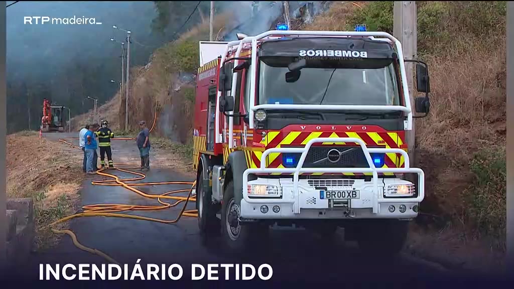Detido suspeito de incêndio no Caniço