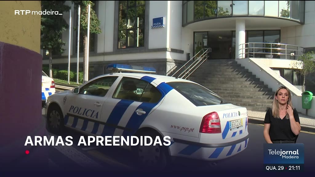 PSP apreende arsenal de armas no Funchal