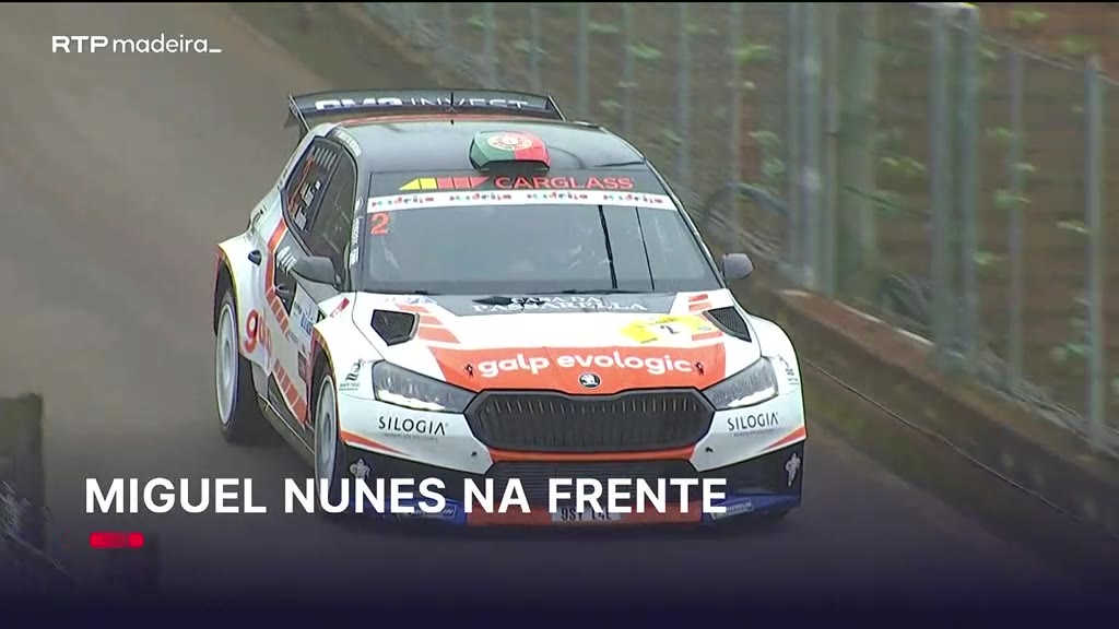 Liderança no Rally da Madeira