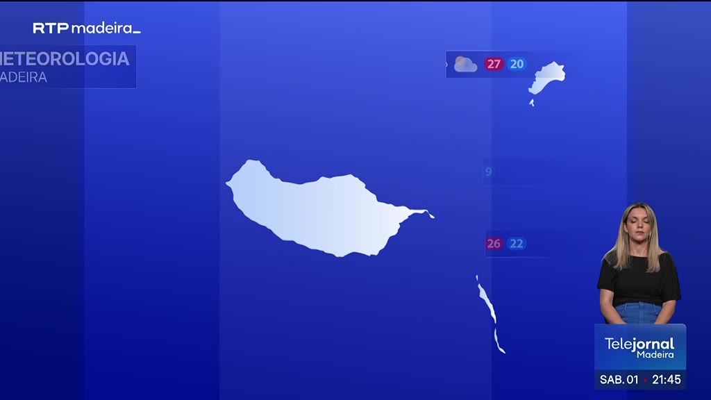Previsão do tempo para o arquipélago da Madeira