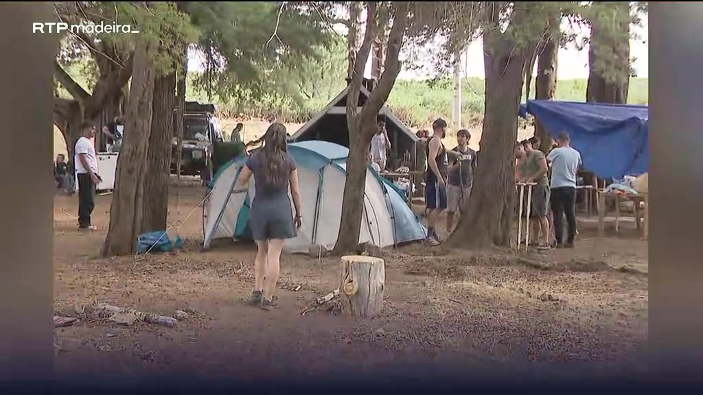 Limpeza dos acampamentos após o Rally da Madeira