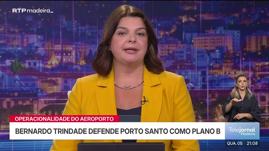 Bernardo Trindade defende Porto Santo como alternativa ao aeroporto da Madeira
