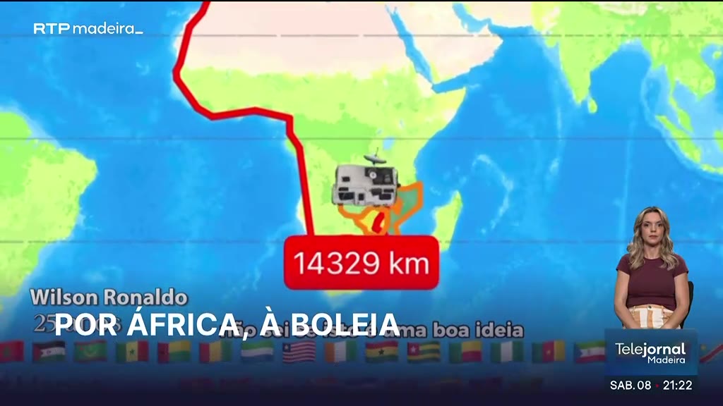 Jovem madeirense viaja pela África à boleia