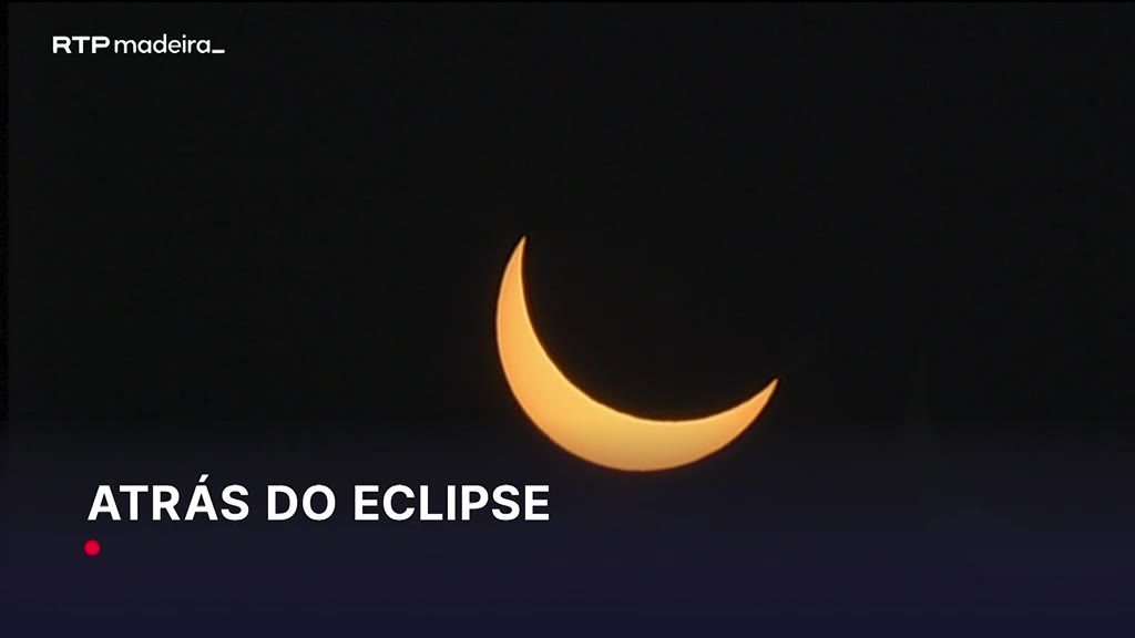 Eclipse parcial do Sol observado na Madeira e Porto Santo