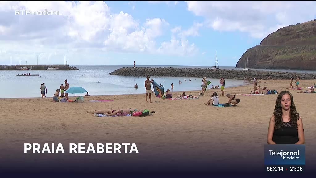 Praia de Machico reaberta após contaminação microbiológica