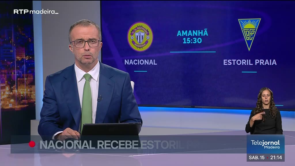 Nacional prepara-se para jogo com Estoril Praia