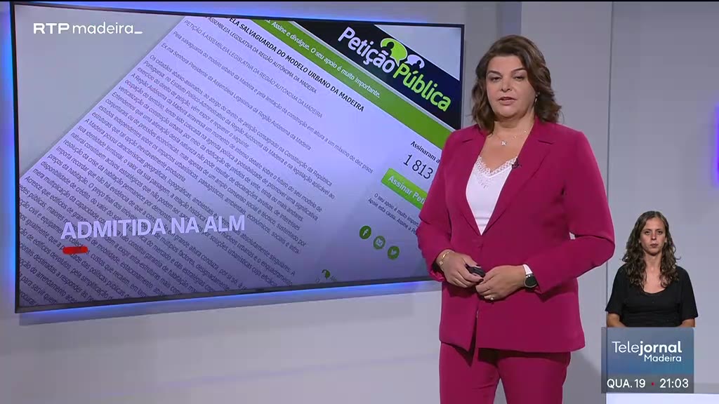 Petição pela limitação da construção em altura na Madeira admitida na Assembleia Legislativa