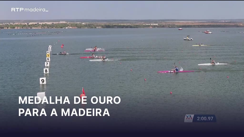 Ana Brito conquista primeiro ouro individual em canoagem nos Jogos do Mediterrâneo