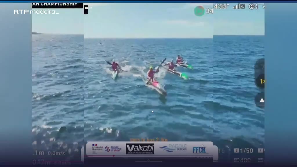 Bernardo Pereira é campeão europeu de canoagem de mar
