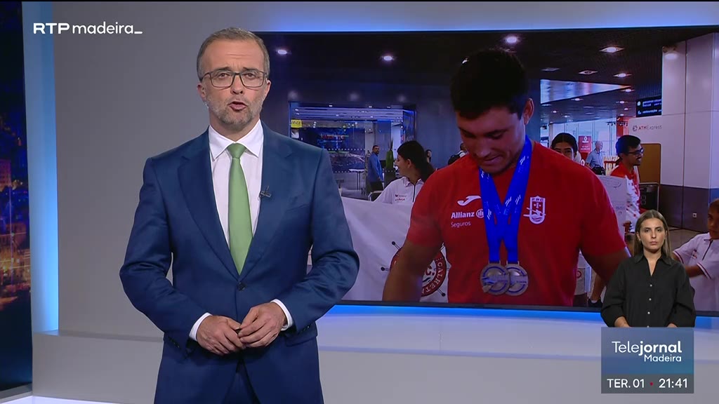 Bernardo Pereira, campeão europeu de canoagem de mar, regressa à Madeira