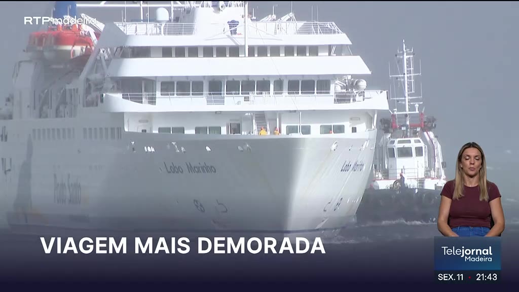 Avaria no ferry Lobo Marinho aumenta duração da viagem