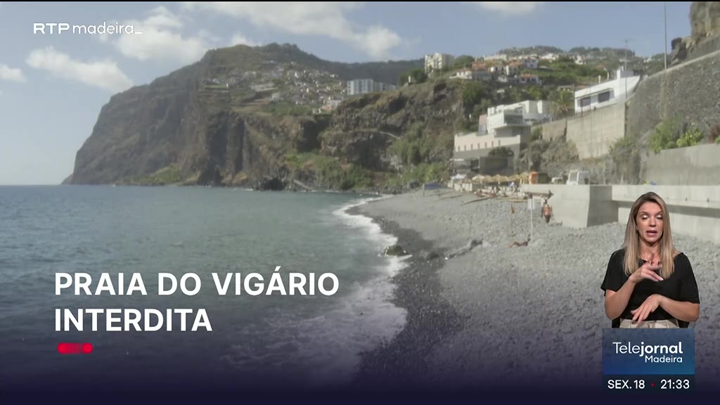 Praia do Vigário interdita a banhos por contaminação