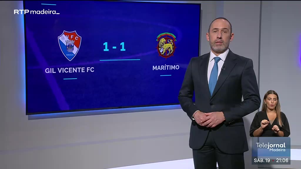 Marítimo empata com Gil Vicente em Barcelos