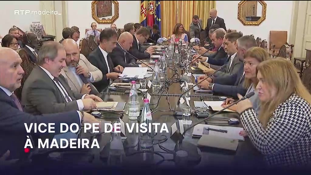 Vice-presidente do Parlamento Europeu visita a Madeira