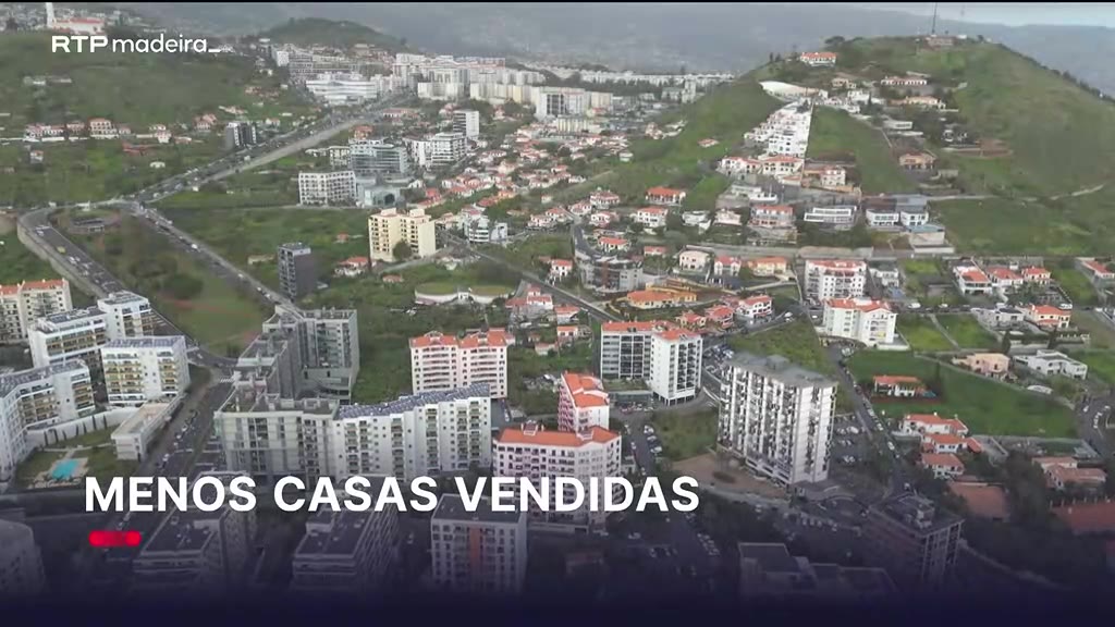 Queda nas vendas de imóveis na Madeira