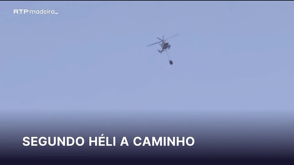 Chegada de segundo helicóptero para proteção civil