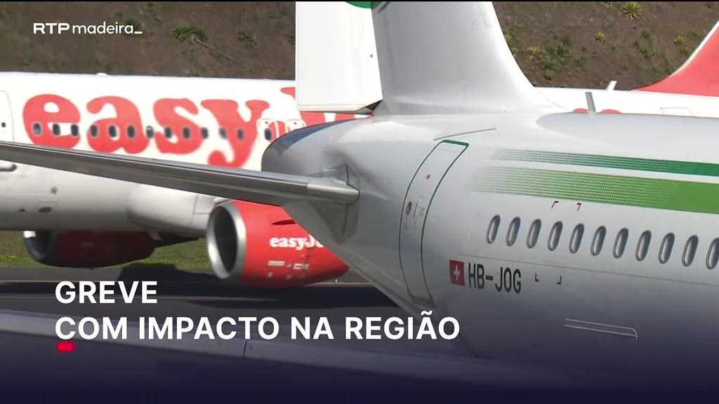 Greve dos tripulantes de cabine da EasyJet afeta mais de 11.500 passageiros