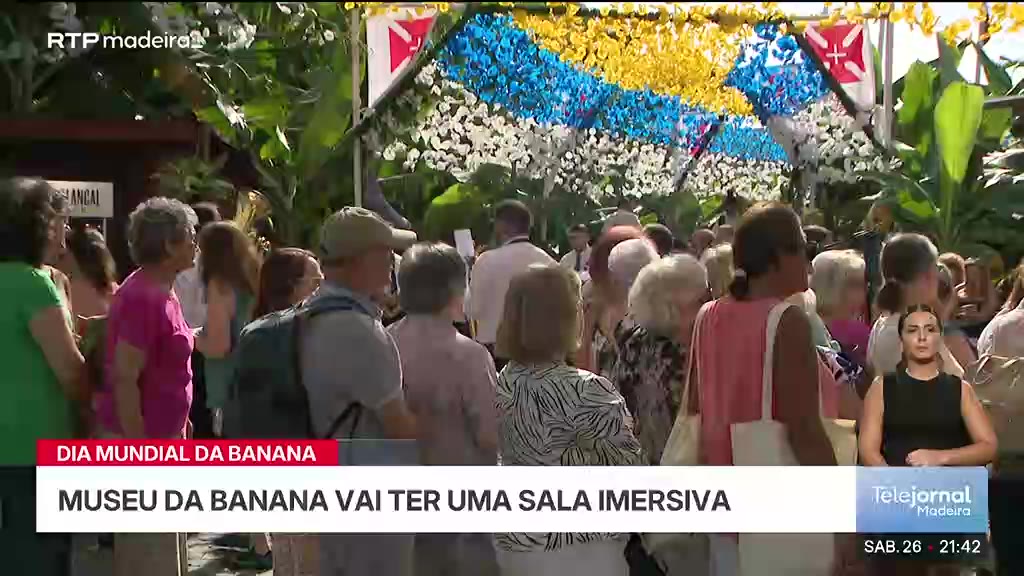 Quebra na produção de banana na Madeira devido a condições meteorológicas