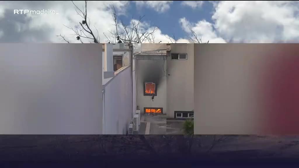 Incêndio no mesmo prédio no Funchal