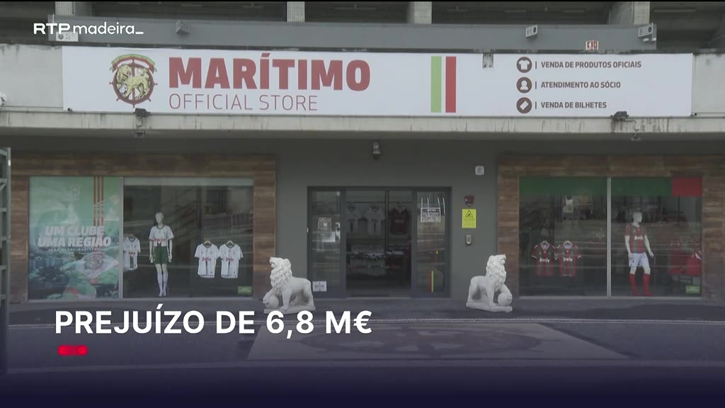SAD do Marítimo regista prejuízo de 6,8 milhões de euros