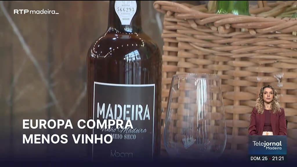 Exportações de vinho Madeira caem 30% na Europa