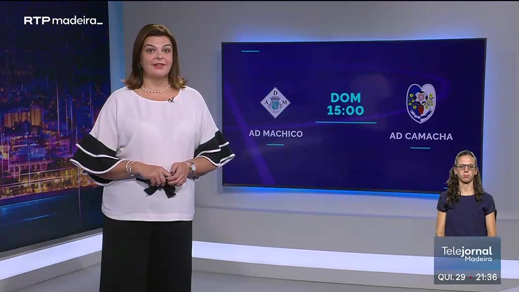 Jogo entre Machico e Camacha no Campeonato de Portugal